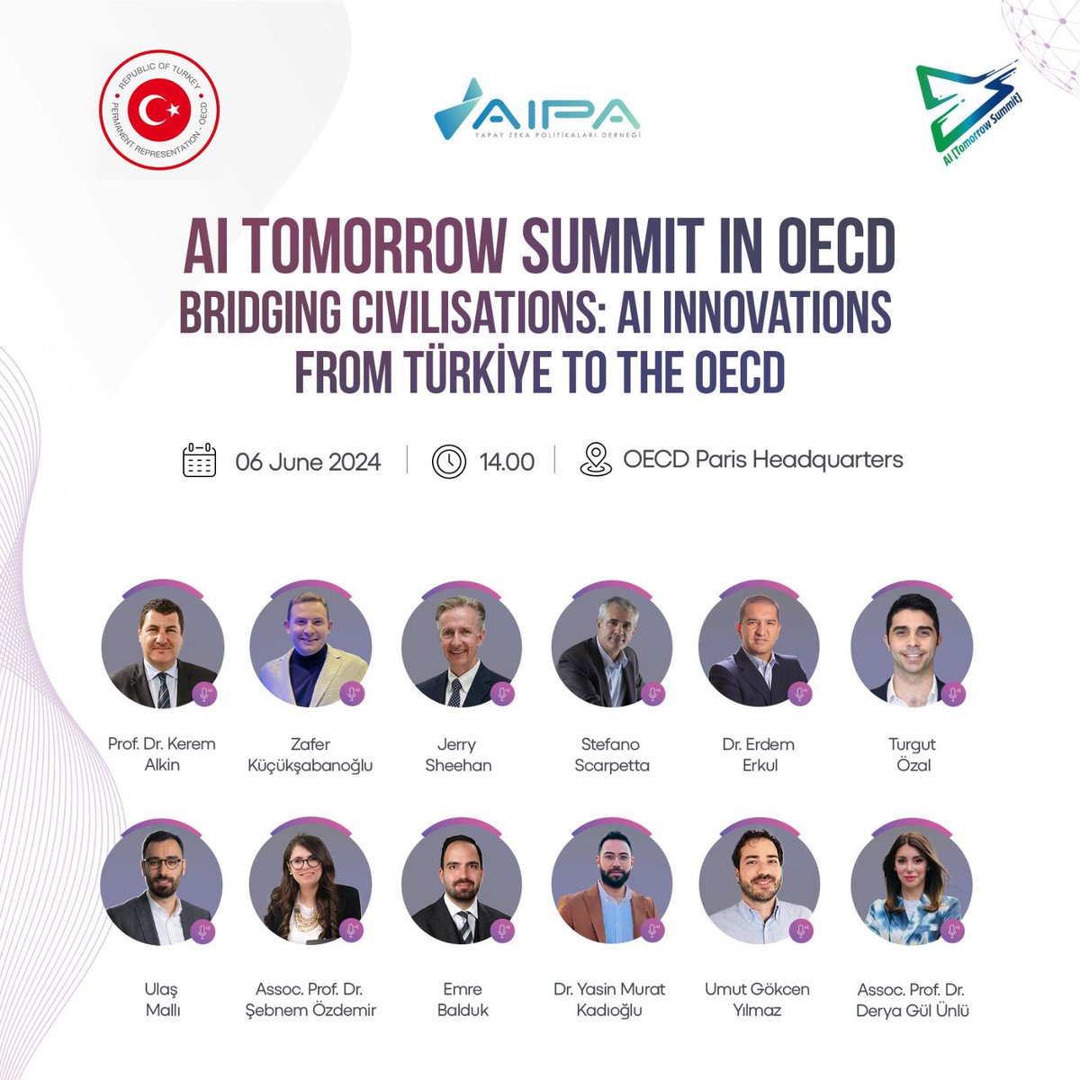 .<a href="/aipaturkey/">AIPA Türkiye</a> olarak önümüzdeki haftalarda yoğun bir uluslararası etkinlik programı ile yapay zeka alanında önemli adımlar atmaya hız kesmeden devam ediyoruz.

Türkiye’den çıkardığımız <a href="/aitomorrowsum/">AI Tomorrow Summit</a> markamızı Londra, KKTC ve Prag’dan sonra Paris’e taşımanın gururunu yaşıyoruz.

6