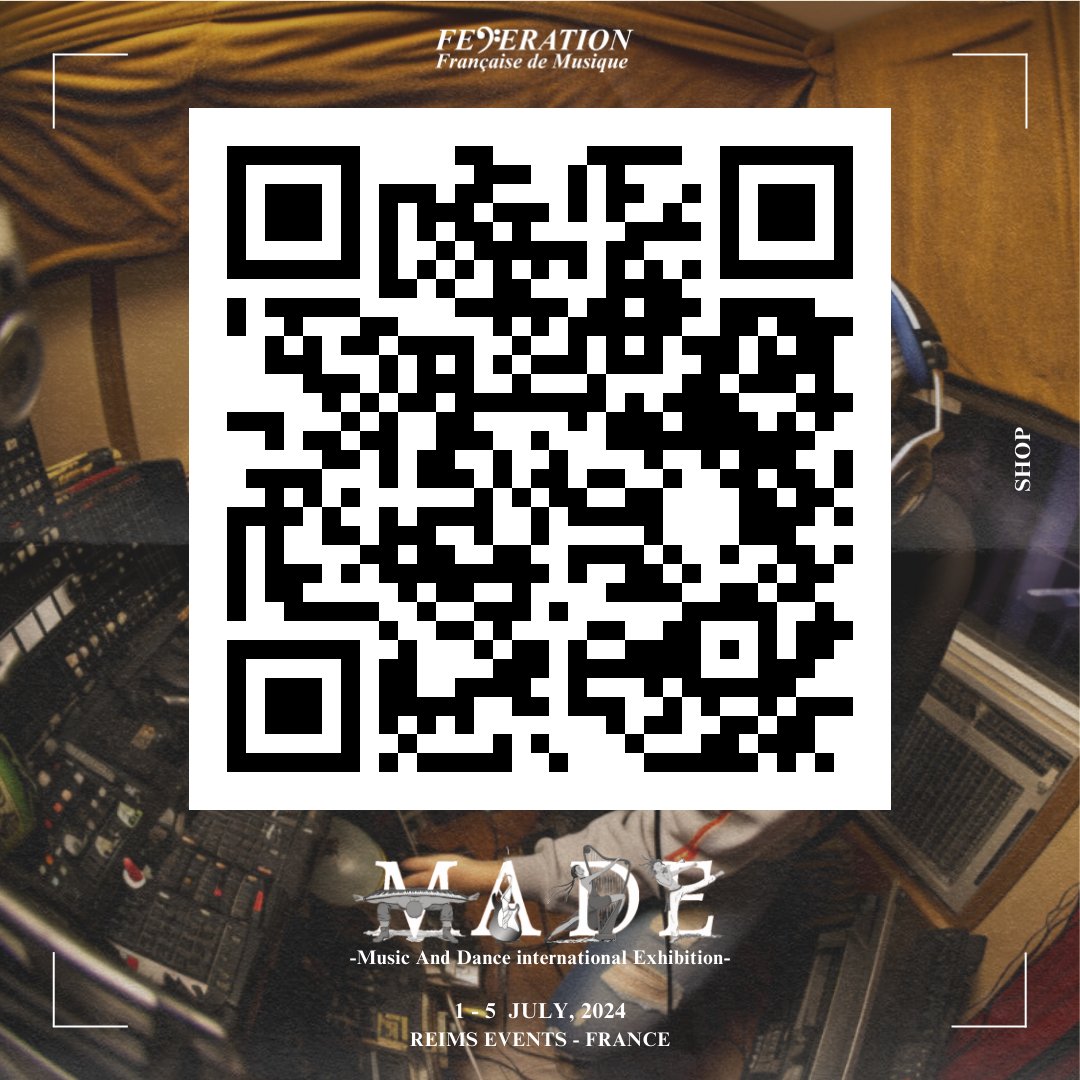 MADE24: Be part of the international event!
Join the cultural platform #music #dance #arts dedicated to sales, #networking #meetings B2B opportunities
July 1st - 5th in France

🅼🅰🅳🅴 -Music And Dance international Exhibition-
_____
Book:
ffmusique.fr/evenements/mad…
#made24 #event