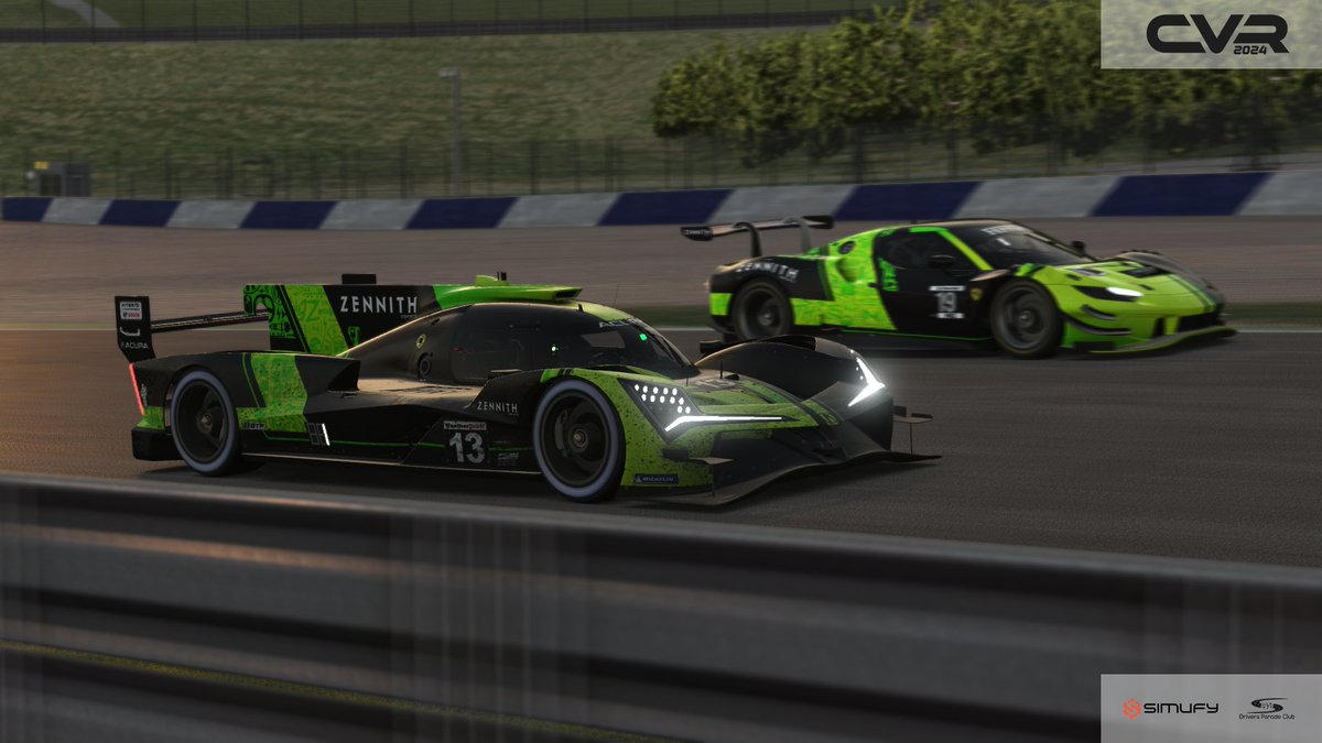 Finaliza la tercera prueba del #CVR24!

🎇Felicidades <a href="/ZennithEsports/">Zennith Esports</a> 🎇, quienes han conseguido doblete (GTP y GT3) tras seis horas en pista!

En la categoría GTP:
P2: <a href="/m4sked_devils/">M4sked Devils eSports</a> 
P3: <a href="/FastRepairMotor/">FastRepairMotorsport</a> 
P4: @NIXPDRacing 
P5: <a href="/OctopusRacing/">Octopus Racing Team</a> 

En la categoría GT3:
P2: