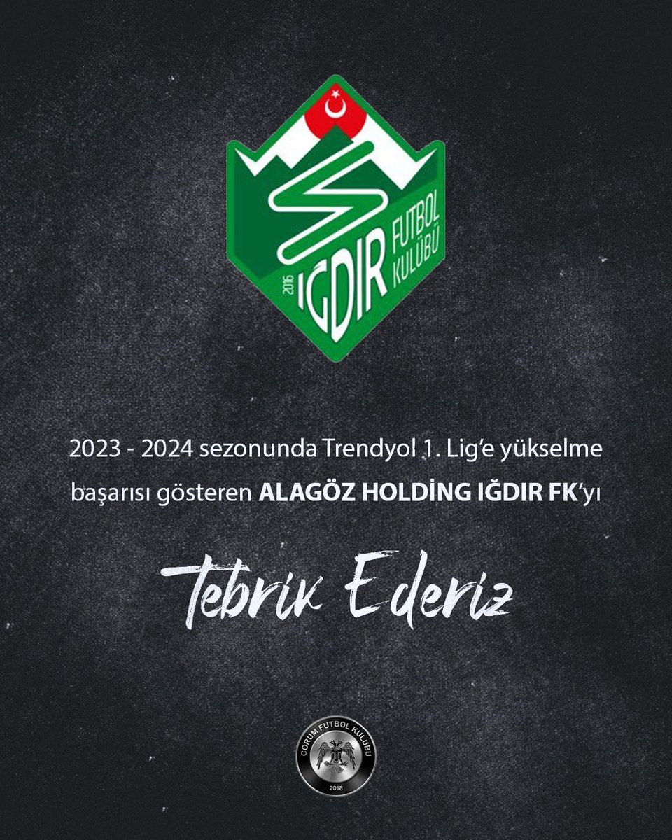 corumfk's tweet photo. Tebrikler… @igdirFK https://t.co/oYqD98LK9X