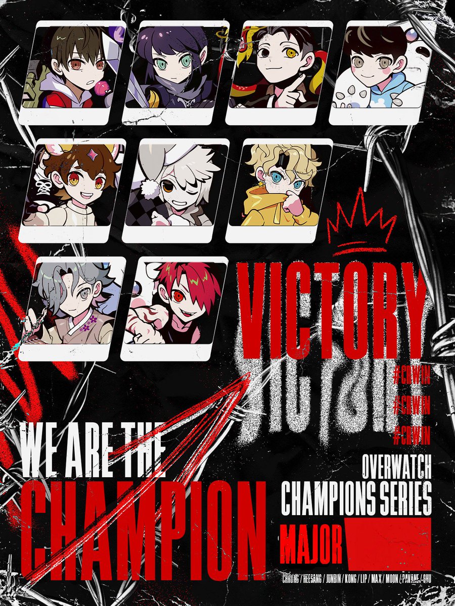crazyraccoon406's tweet image. 【OWCS 2024 - Dallas Major】
- Grand Final

⚔️Result

4 - 2

vs Team Falcons

We are the champion!!👑

- @OW_MAX1
- @Junbin_ow
- @socutelip
- @Ow_HeeSang
- @shu_overwatch
- @CH0R0NG_OW
- @moonbyungchul89
- @pavane_90
- @OW_Kong

#CRWIN #OWCS