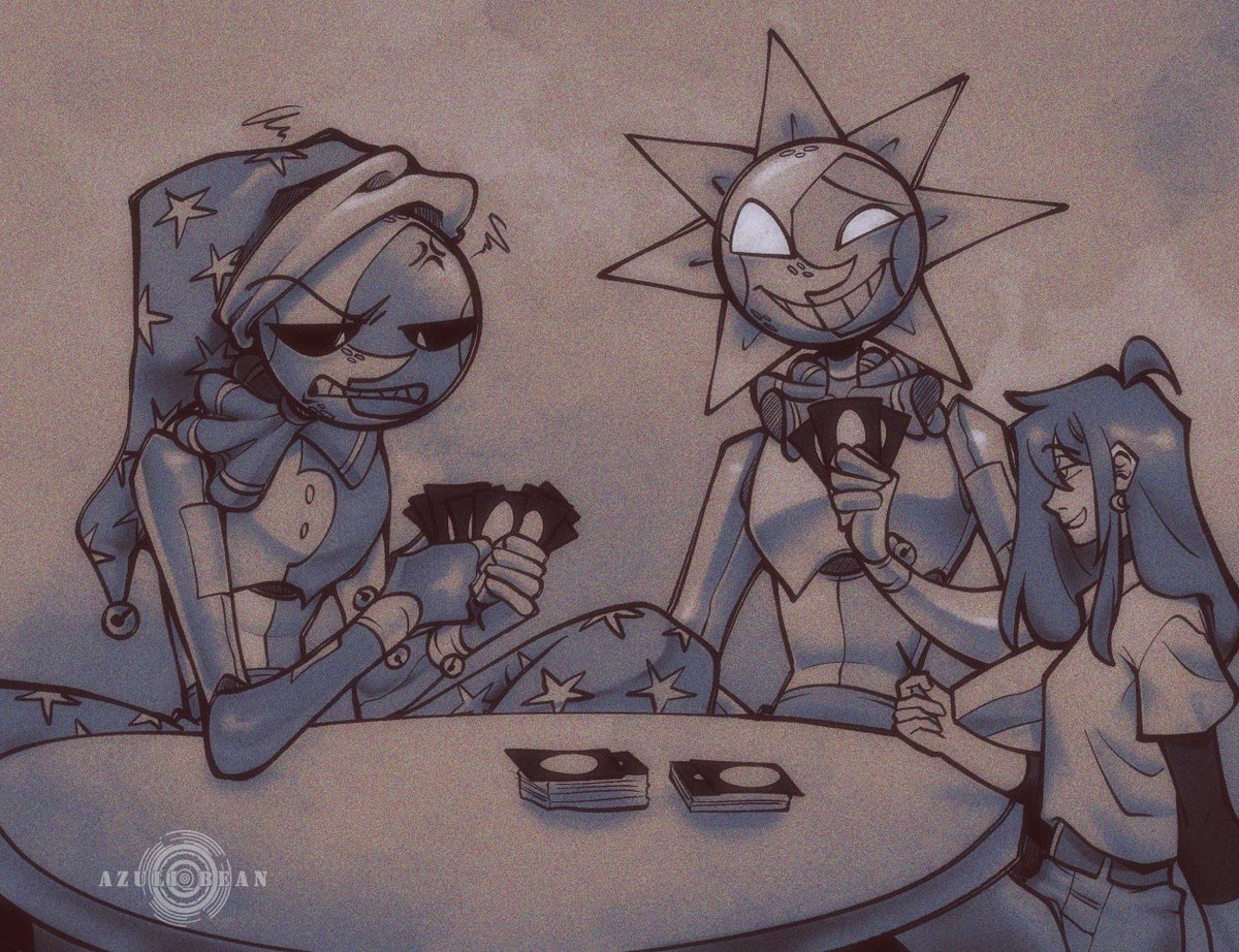 I kinda get completive playing uno lol
#art #oc #sundrop #moondrop #fnaf #fnafsecuritybreach