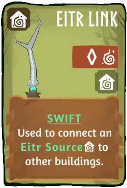 WeAreYggdrasil's tweet image. #DeveloperInsights: Eitr Link 
#ICYMI, we released Update 4.1 where we have more bug fixes, along with new buildings!

The Eitr Link is a brand-new building which can be drafted. It can be a good alternative to the Eitr Connector, allowing you to draw when played!
