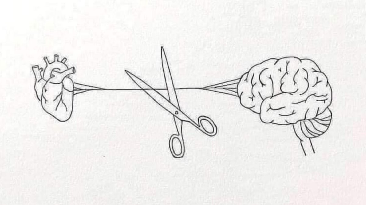 Sometimes you have to forget what you feel, and remember what you deserve. 🫀✂️🧠