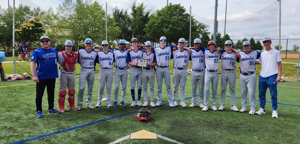 Schaumburg Seminoles (@noles_baseball) on Twitter photo Seminoles 16U Gangler win the Championship Game 8-0 over Dixon Rebels 16U.
WP <a href="/HunterMills530/">Hunter Mills</a> 5 IP 0 R 2 H 3 K
<a href="/KyleHalvadia18/">Kyle Halvadia</a> 2-2
<a href="/TylerKotwica/">Tyler Kotwica</a> 2-2 RBI
<a href="/MacCastanon/">Mac castanon</a> 1-2 RBI
<a href="/MaxT242/">Max Tutt</a> 1-2 3B 2 RBI
Souliotis 1-2 2 RBI
Mills 2-2 RBI
Patel 1-1 Seminoles 16U Gangler win the Championship Game 8-0 over Dixon Rebels 16U.
WP <a href="/HunterMills530/">Hunter Mills</a> 5 IP 0 R 2 H 3 K
<a href="/KyleHalvadia18/">Kyle Halvadia</a> 2-2
<a href="/TylerKotwica/">Tyler Kotwica</a> 2-2 RBI
<a href="/MacCastanon/">Mac castanon</a> 1-2 RBI
<a href="/MaxT242/">Max Tutt</a> 1-2 3B 2 RBI
Souliotis 1-2 2 RBI
Mills 2-2 RBI
Patel 1-1