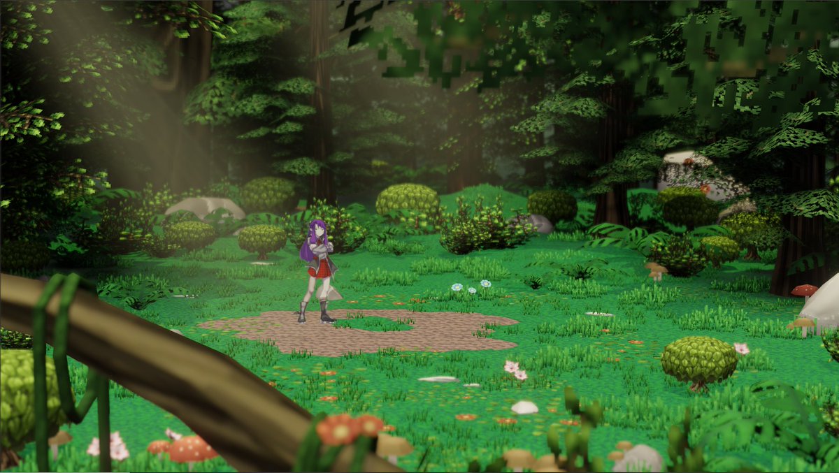 Kuroji_Tora's tweet photo. I recently started making small 3D environments that I could use to visualise places for my upcoming pen &amp; paper campaign. The forest was my proof of concept and now I started working on a town.
Really happy with how these are turning out!
#LowPoly #Blender #3DCG #FabulaUltima https://t.co/Q3ZOfDRPz3