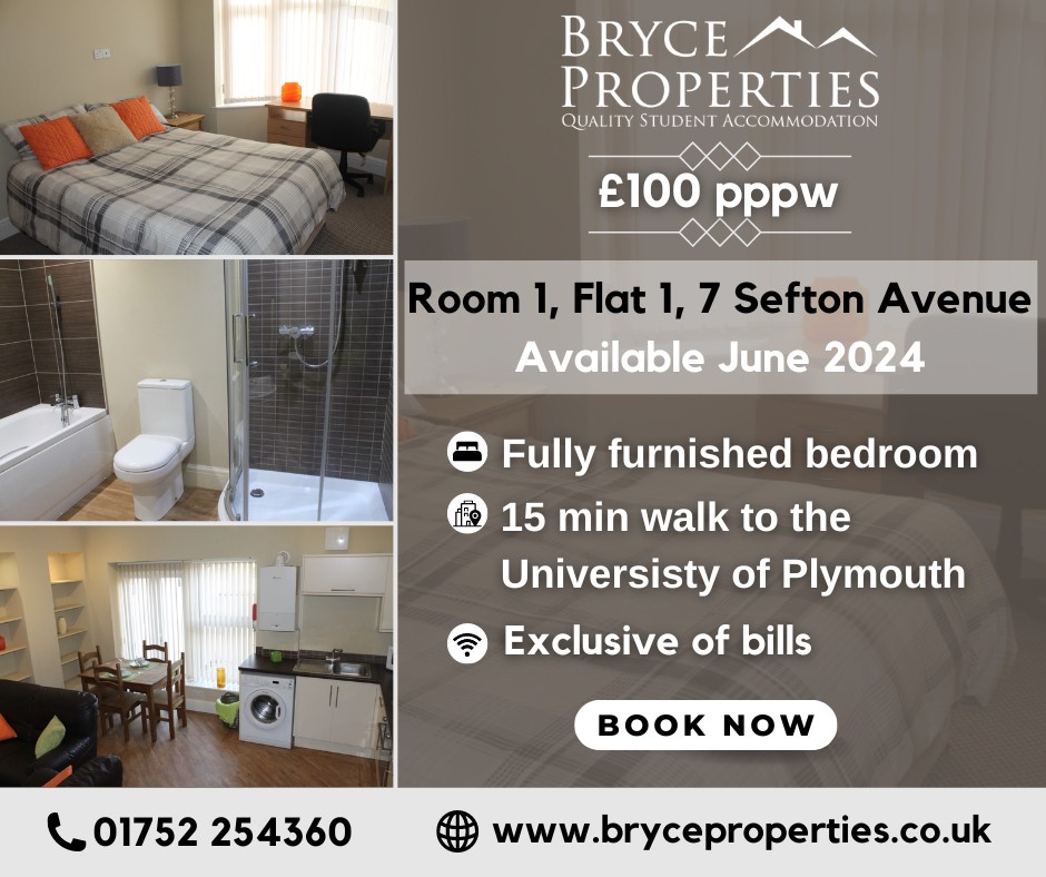 Looking for Student accommodation!
Bryce Properties Quality Student Accommodation is one of our two MSU agencies we have approved.
bryceproperties.co.uk
Other agencies are available, please contact MSU for more details if required.
