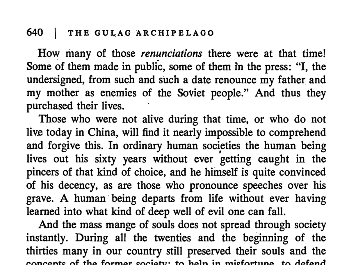 Examples of betrayal:

Aleksandr Solzhenitsyn -- 'The Gulag Archipelago', Vol. II, Part IV, ch. 3, p. 640