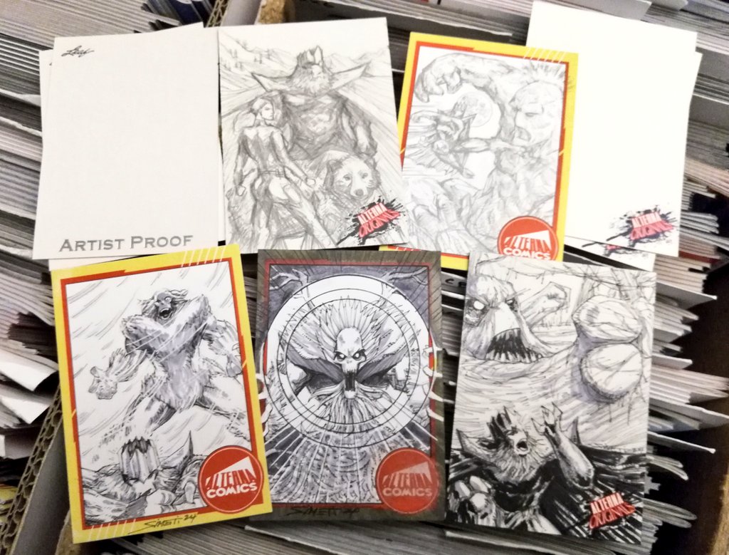 Alterna Art & Comics Auction starting up in just a few minutes!