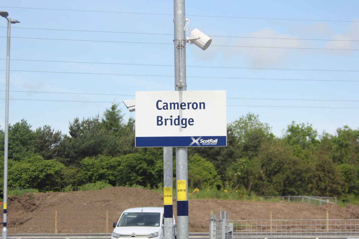 JCochraneSR's tweet photo. It was great to experience the public opening of the new Levenmouth rail link. Lovely sunshiny day to see Leven and Cameron Bridge, definitely such a positive addition to the local community! https://t.co/cpNUfbQsYs