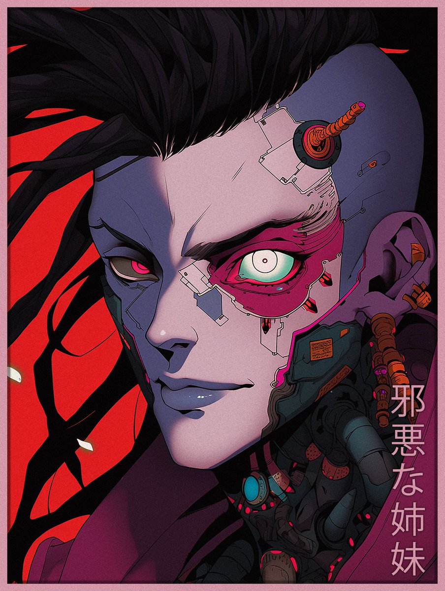 The Evil Sisters are cybernetic mercenaries feared across the galaxy for their ruthless efficiency and chilling lack of empathy. Their intertwined fates and shared enhancements make them a deadly duo, unstoppable in their quest for power and dominance.