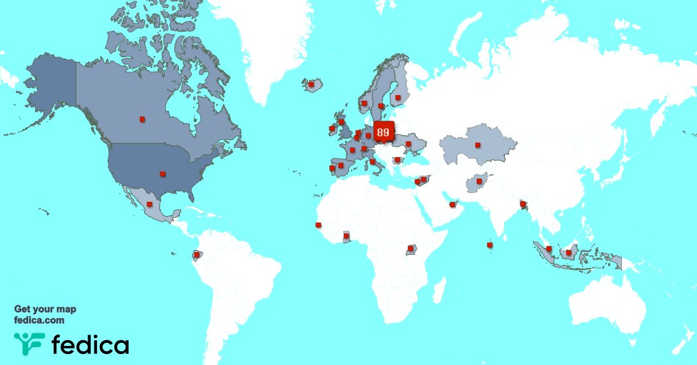 I have 13 new followers from Poland, and more last week. See fedica.com/!poldek34