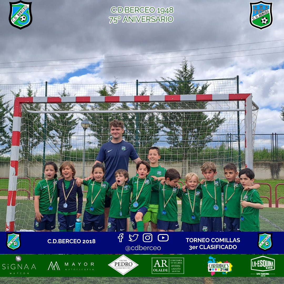 🏆TORNEO COMILLAS CF🏆

🥇2015
🥈2014 
🥈2016
🥉1ªCADETE
🥉2018

¡Gran fin de semana! Hemos disfrutado y aprendido mucho.

💚💙💚💙
