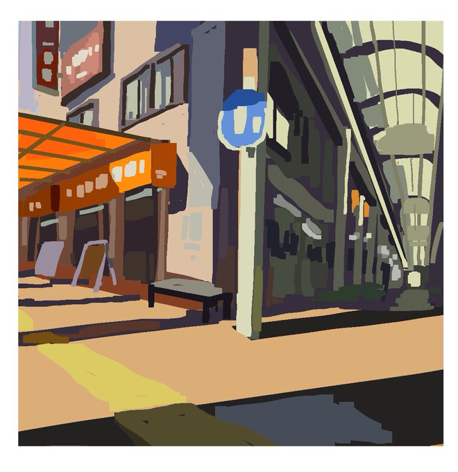 「sign street」 illustration images(Latest)