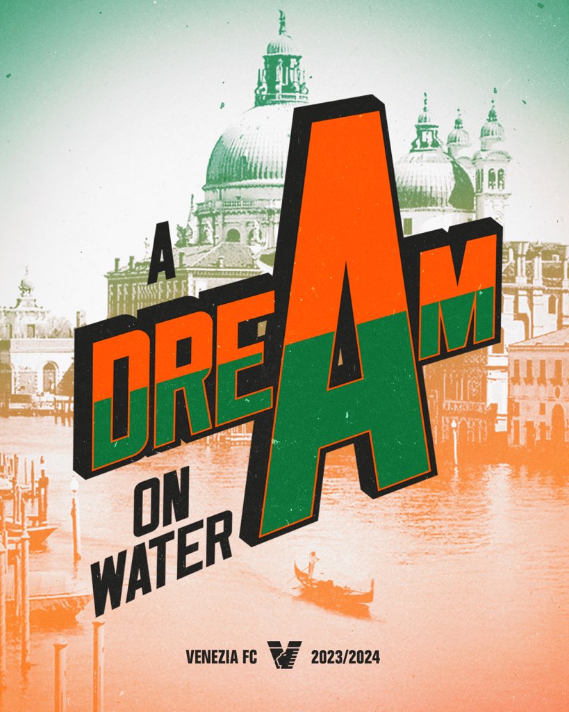 A Dream on Water

#SerieA                                                                               #DreamOnWater
#FootballOnWater
#ArancioNeroVerde🟠⚫🟢