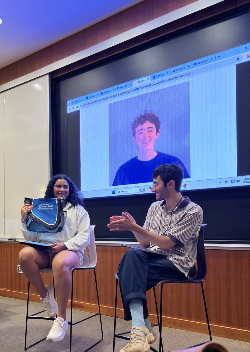Karen Denny (@newsterp) on Twitter photo Students <a href="/merrillcollege/">Merrill College @ Maryland</a> <a href="/DJNF/">Dow Jones News Fund</a> training week introduce each other and earn some swag! Students <a href="/merrillcollege/">Merrill College @ Maryland</a> <a href="/DJNF/">Dow Jones News Fund</a> training week introduce each other and earn some swag!