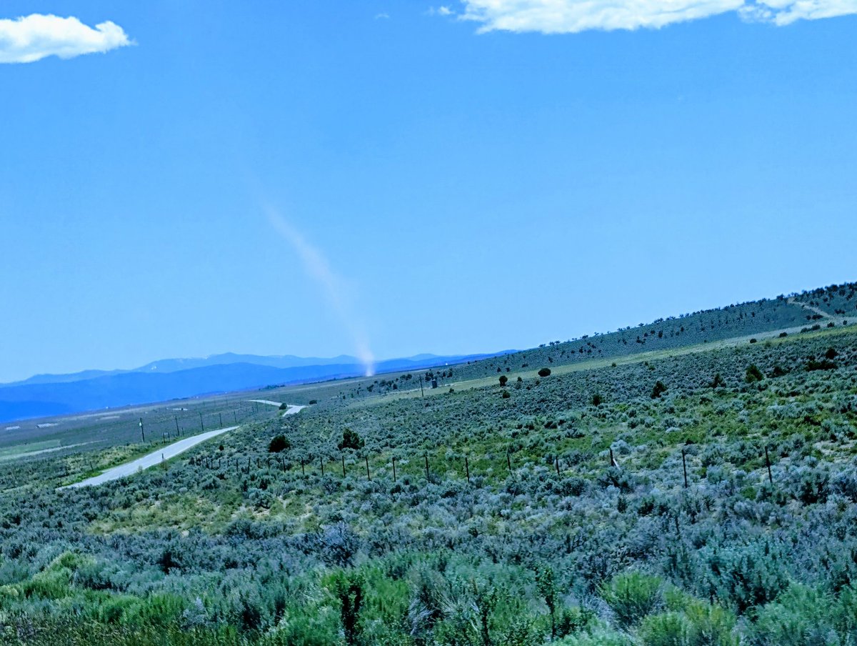 Dust devil.  Northern New Mexico...