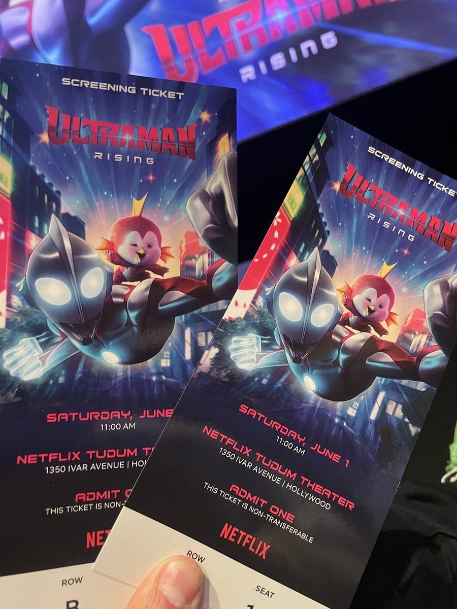 Loved #ultramanrising - incredible visuals. Pounding soundtrack. So great to see ILM on another animated feature!
