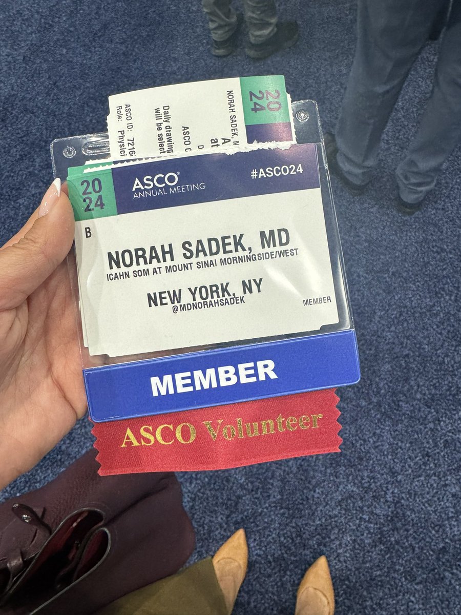 mdnorahsadek's tweet image. Grateful to get the chance to experience @ASCO Annual Meeting for the first time! Met some incredible people and learned so much. Thanks for having me! #ASCO24