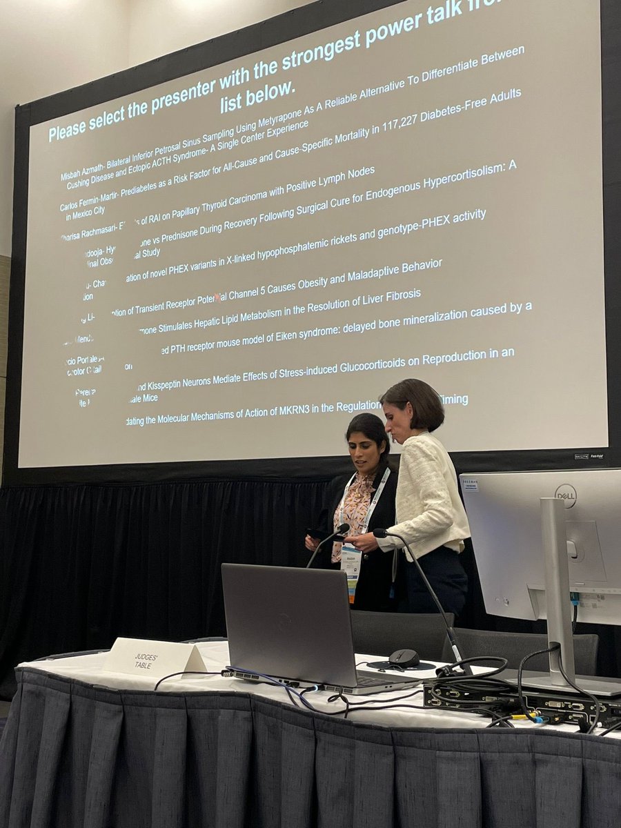 Excited to have won the #RisingStar Power talk at #Endo2024 for my study on HC VS Prednisone for #GWS
Special thanks to my mentor <a href="/IrinaBancos/">Irina Bancos</a> ! Great experience. 
<a href="/MayoClinicEndo/">Mayo Clinic Endocrinology</a> <a href="/TheEndoSociety/">Endocrine Society</a> <a href="/Endocrine_News/">Endocrine News</a>