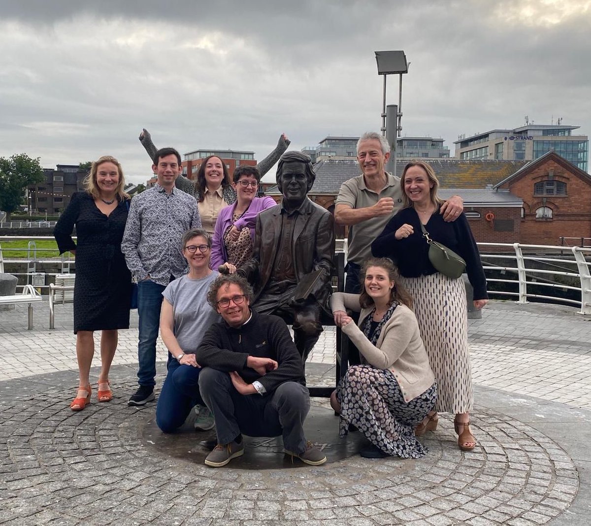 The MindTech team have arrived in Limerick for #ISRII12  and paid our respects to Terry! Looking forward to seeing everyone tomorrow