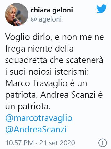 @alexa5313 @Paroledipaola @lageloni @nomfup Ti mando una perla della Geloni, sa mai che tu ne sentissi la mancanza...