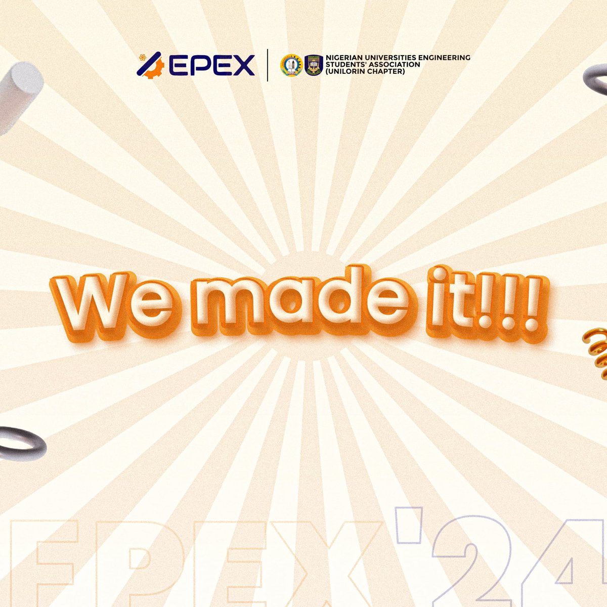 Esrigfutmx's tweet photo. 🎉 We are thrilled to share that our team has made it to the EPEX 2024 @EpexSeries finals! We’ll be showcasing SiteBot, our innovative robot designed to reduce manpower on construction sites. Stay tuned and wish us luck! #EPEX2024 #SiteBot #Innovation #ConstructionTech https://t.co/Gg06vTSG8K