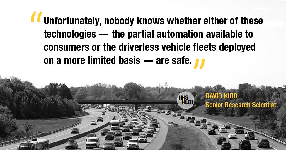 It's time to regulate vehicle automation. Insight from IIHS's David Kidd: go.iihs.org/insight-automa…