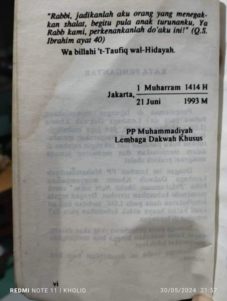 ❣️Kitab Shifat Sholat Nabi❣️

Pada th 1993 PP Muhammadiyah LDK menyebarkan kitab 'Shifat Sholat Nabi' karya Syaikh Albani utk membantu para da'i dlm menjelaskan praktik sholat Nabi.

sc: FB ust. Adni Kurniawan.
#justinfo