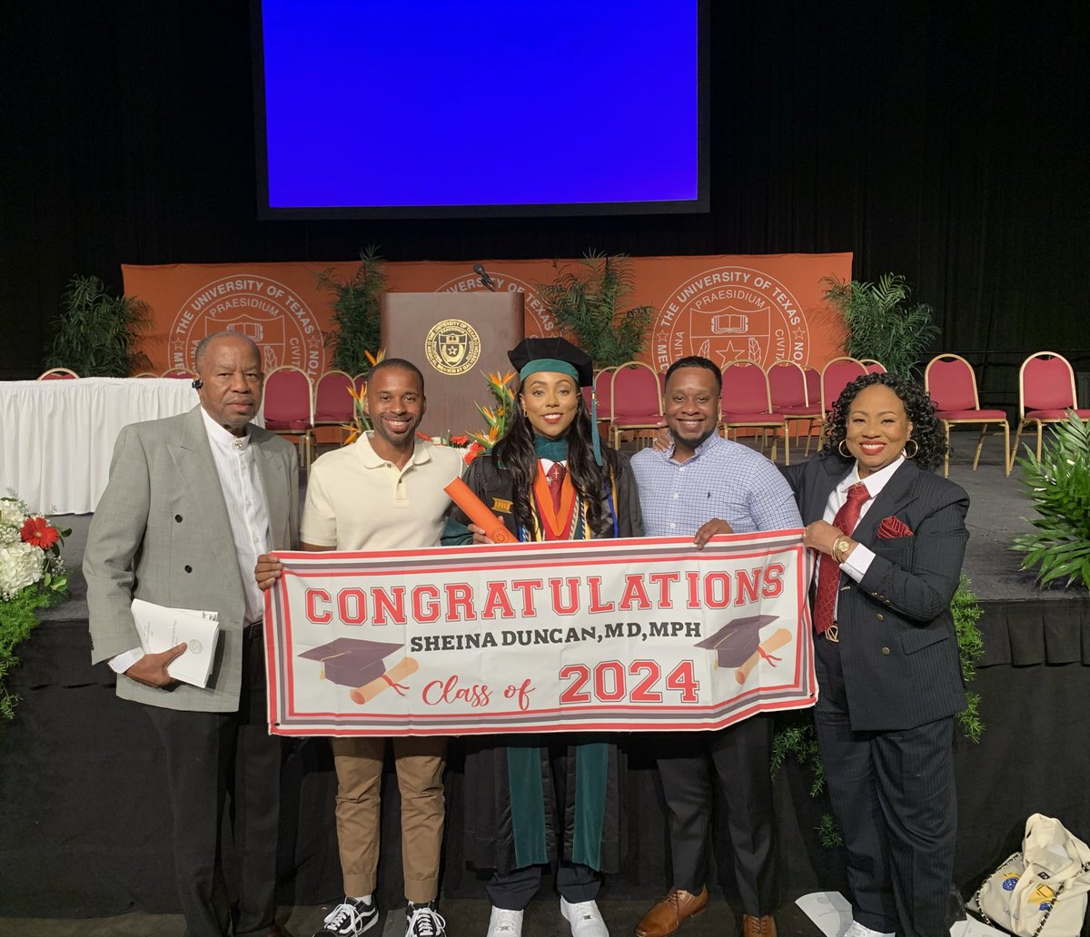June 1, 2024: The day my body finally caught up to where my mind was on June 7, 2014. Somehow, God did that thing again where it all turned out even better than I imagined. Mom, Dad, William, and Williard, we did it again.

Engineer:✅
Doctor:✅