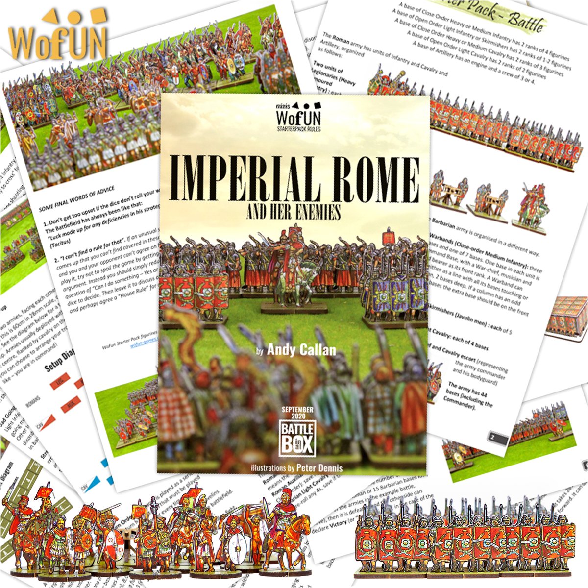 The free rulebook "Imperial Rome and Her Enemies" is available on the website. It's a mix of simplicity and historical accuracy, and a great addition to the WoFun Imperial Rome miniatures.

👉Download it here: shorturl.at/6fnEc

#miniatures #wargaming #history