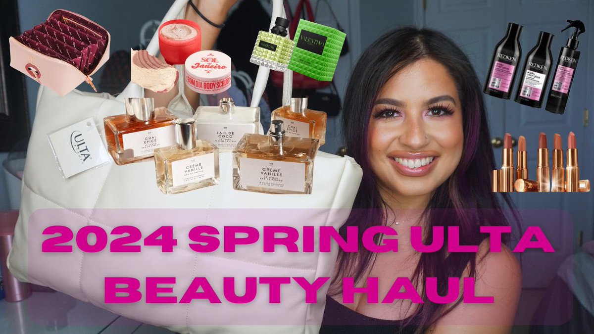 _aasx's tweet photo. 2024 Spring Ulta Haul ft. ✨ALL NEWWW✨ Haircare, Makeup, Bodycare &amp; Fragr... https://t.co/vf3wykGyVk via @YouTube https://t.co/3rclBfm1w1
