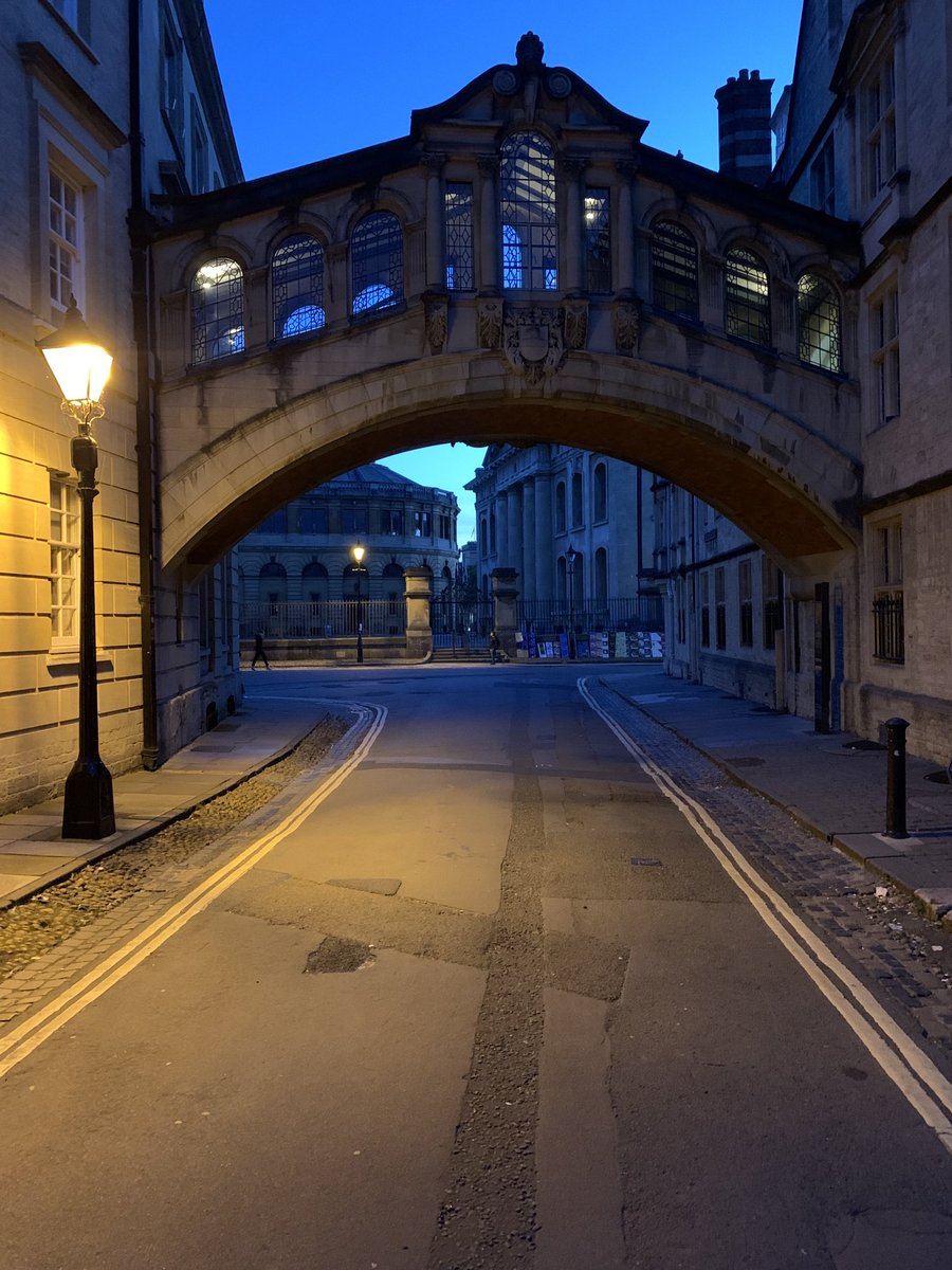 A blue evening in New College Lane