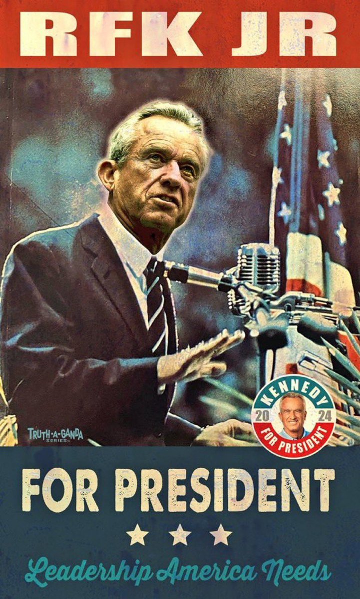 Anyone who voted for Bernie needs to #walkaway from the Democratic party and vote for <a href="/RobertKennedyJr/">Robert F. Kennedy Jr</a>
#Kennedy24 #RFKJr2024 #KennedyShanahan2024