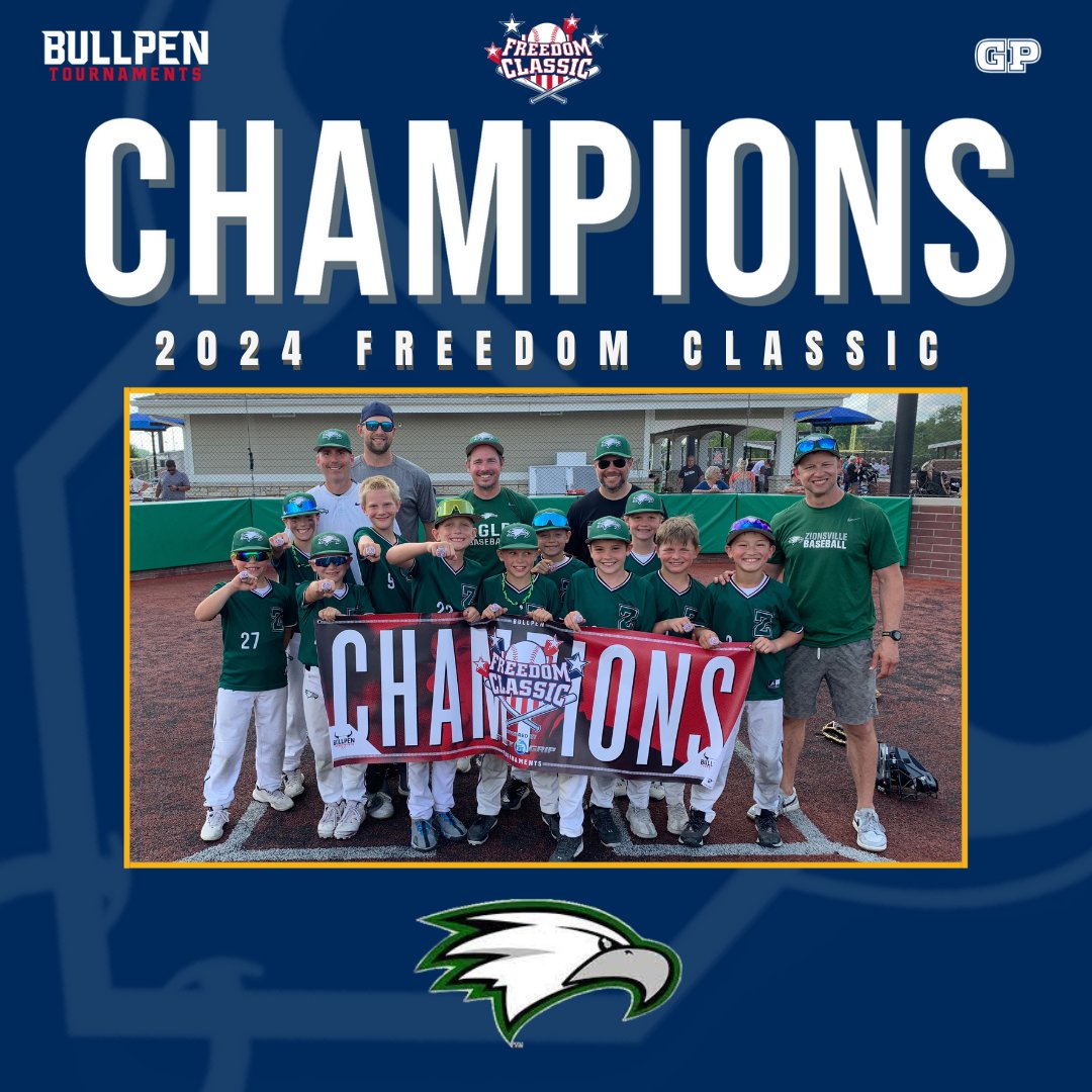 🏆Congratulations to the 2024 Freedom Classic 9U D2 Champions, ZBC Green!!🏆

#WhereBaseballMatters