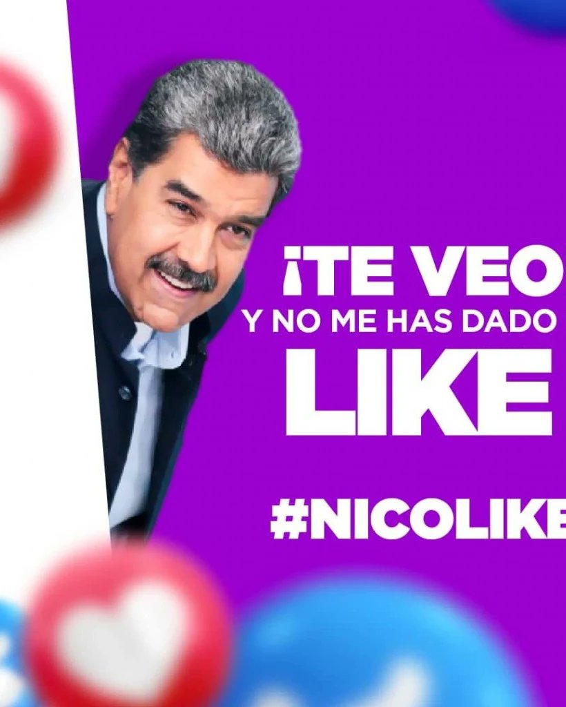 #MisionRobinson en una sola linea le da #NicoLike a favor de nuestro Presidente <a href="/NicolasMaduro/">Nicolás Maduro</a> 
#LikePaNicolás 

<a href="/_LaAvanzadora/">Yelitze Santaella</a> 
<a href="/Sociabolivarian/">Lilian Oropeza</a>