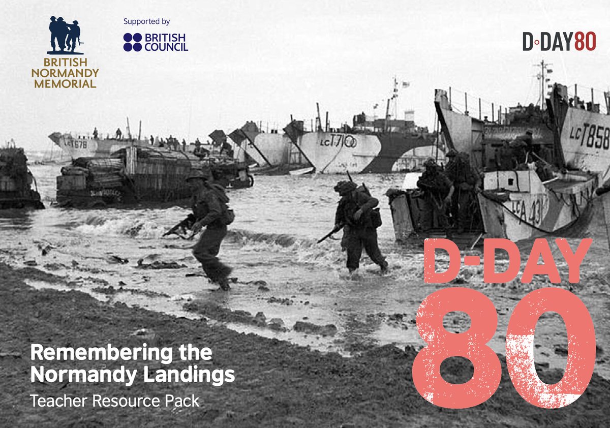 Together with @BritishCouncil we are hosting a #DDay80 Teams Live Assembly for secondary schools in the UK and France. 0900 BST this Thursday 6 June. Register: tinyurl.com/3addcz4w Download education pack: britishcouncil.org/school-resourc…