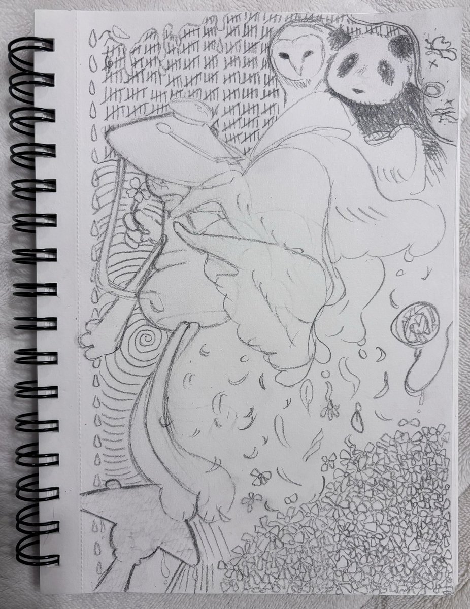 This is supposed to mean something btw I think I guess idk first time making representational art so it kinda sucks #hfjonefanart #hfjone #airyhfjone #hfjoneairy #airy don’t mind the panda and ow l