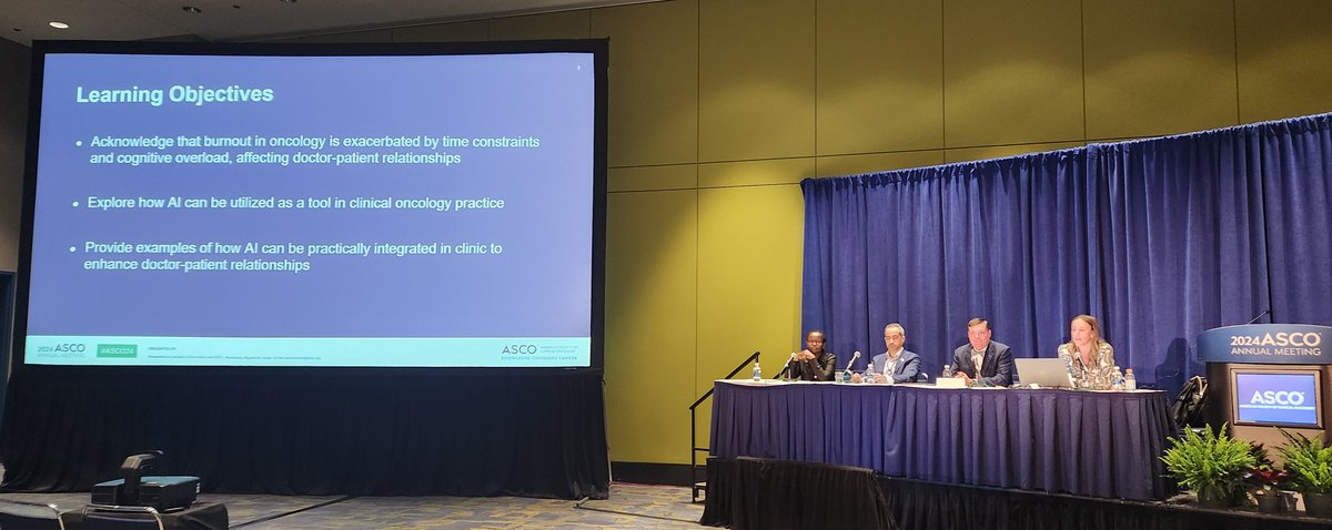 Liza Henry McDonald (@doclhenry) on Twitter photo Drs Gichoya, Flora, <a href="/ShaalanBeg/">Shaalan Beg MD MBA FASCO</a> and <a href="/DrMMurphy/">Martina Murphy, MD</a> sharing pearls on how AI tools can be used in the clinic to assist us in getting back time with our patients and ourselves #ASCO24 Drs Gichoya, Flora, <a href="/ShaalanBeg/">Shaalan Beg MD MBA FASCO</a> and <a href="/DrMMurphy/">Martina Murphy, MD</a> sharing pearls on how AI tools can be used in the clinic to assist us in getting back time with our patients and ourselves #ASCO24