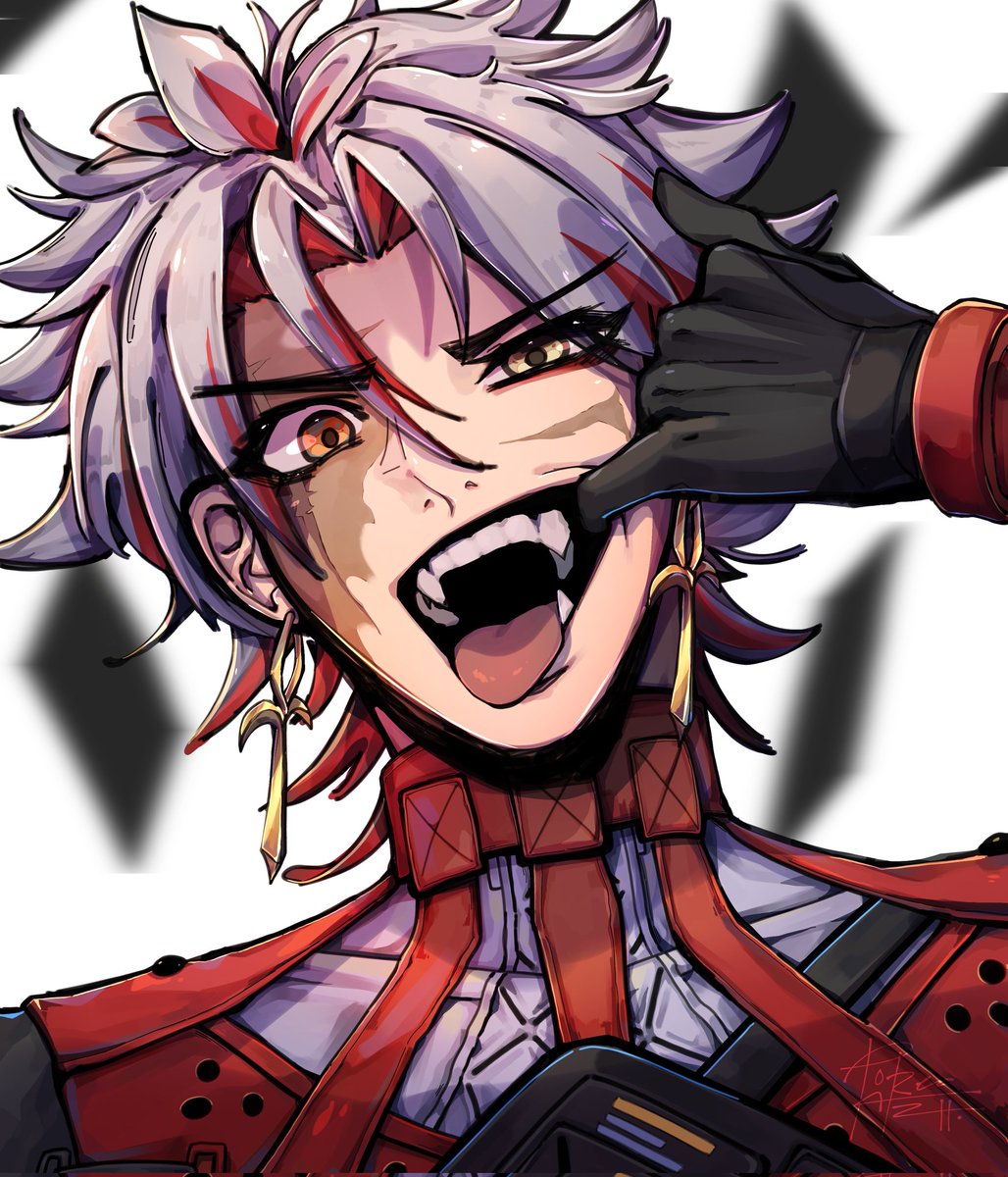Po_raea's tweet image. Onigiri boi 🍙 #scar #WutheringWaves