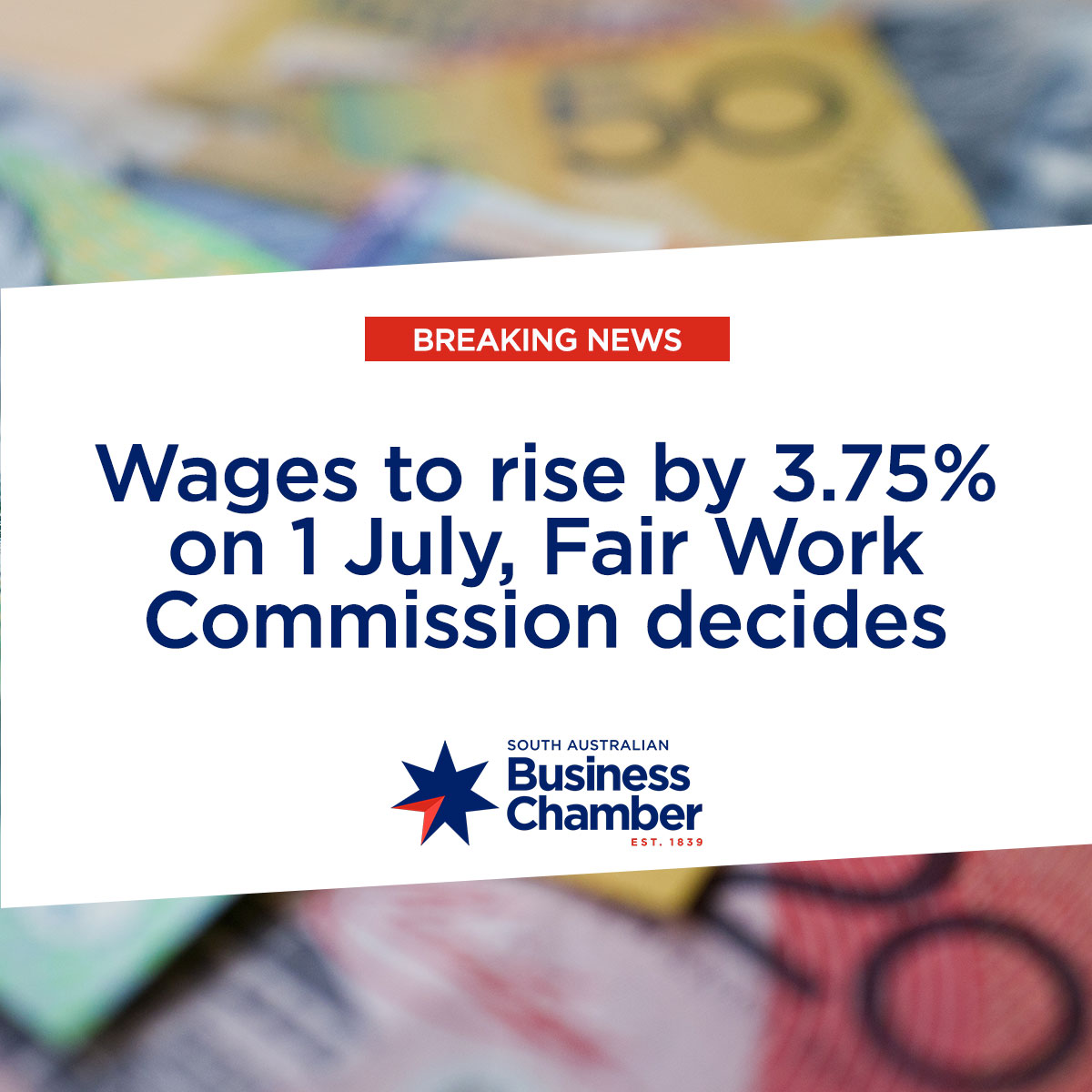 The Fair Work Commission has announced that employees on Minimum Wage and those who are paid under Modern Awards will receive a pay increase of 3.75% from 1 July 2024.

More to come.