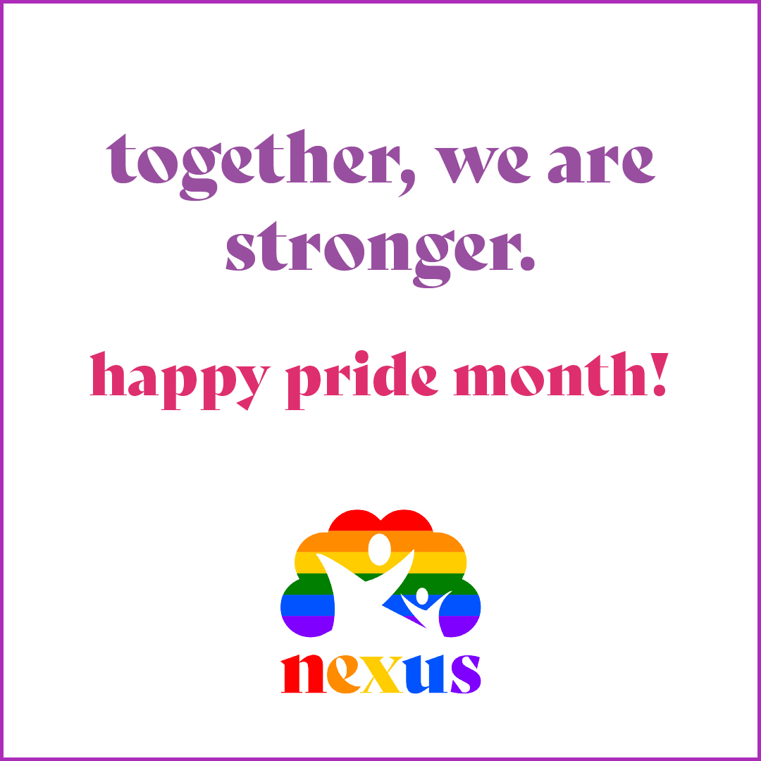 NexusRecovery's tweet image. Happy Pride Month from our Nexus team! ❤️🧡💛💚💙💜
#PrideMonth #NexusStrong #LoveIsLove
