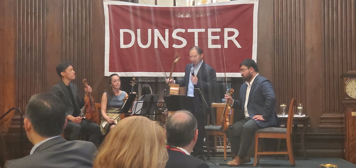 Dinner with the amazing Parker Quartet… Lecture by the Kempner Institute for the Study of Natural and Artificial Intelligence. Great presentation including “the unit of measurement: FLOPS”, “Associative vs. Reactive Learning”..