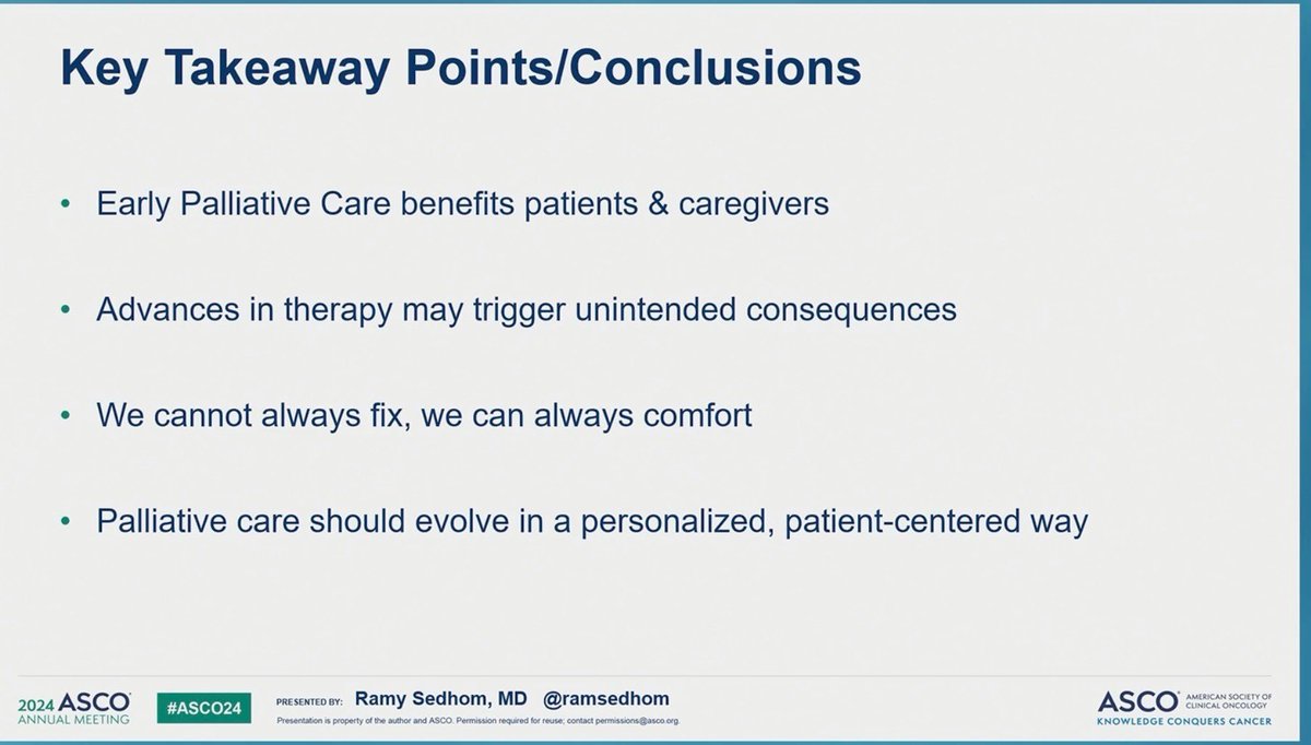Darcy Burbage, DNP, RN, AOCN (@darcyburbage) on Twitter photo Excellent discussion by <a href="/ramsedhom/">Ramy Sedhom, MD, FASCO</a> re: importance of early #PallCare with #PrecisionMedicine addressing patient preferences, values, & tailor interventions to the individual
<a href="/ASCO/">ASCO</a> #ASCO24 <a href="/oncologynursing/">Oncology Nursing Society</a> Excellent discussion by <a href="/ramsedhom/">Ramy Sedhom, MD, FASCO</a> re: importance of early #PallCare with #PrecisionMedicine addressing patient preferences, values, & tailor interventions to the individual
<a href="/ASCO/">ASCO</a> #ASCO24 <a href="/oncologynursing/">Oncology Nursing Society</a>