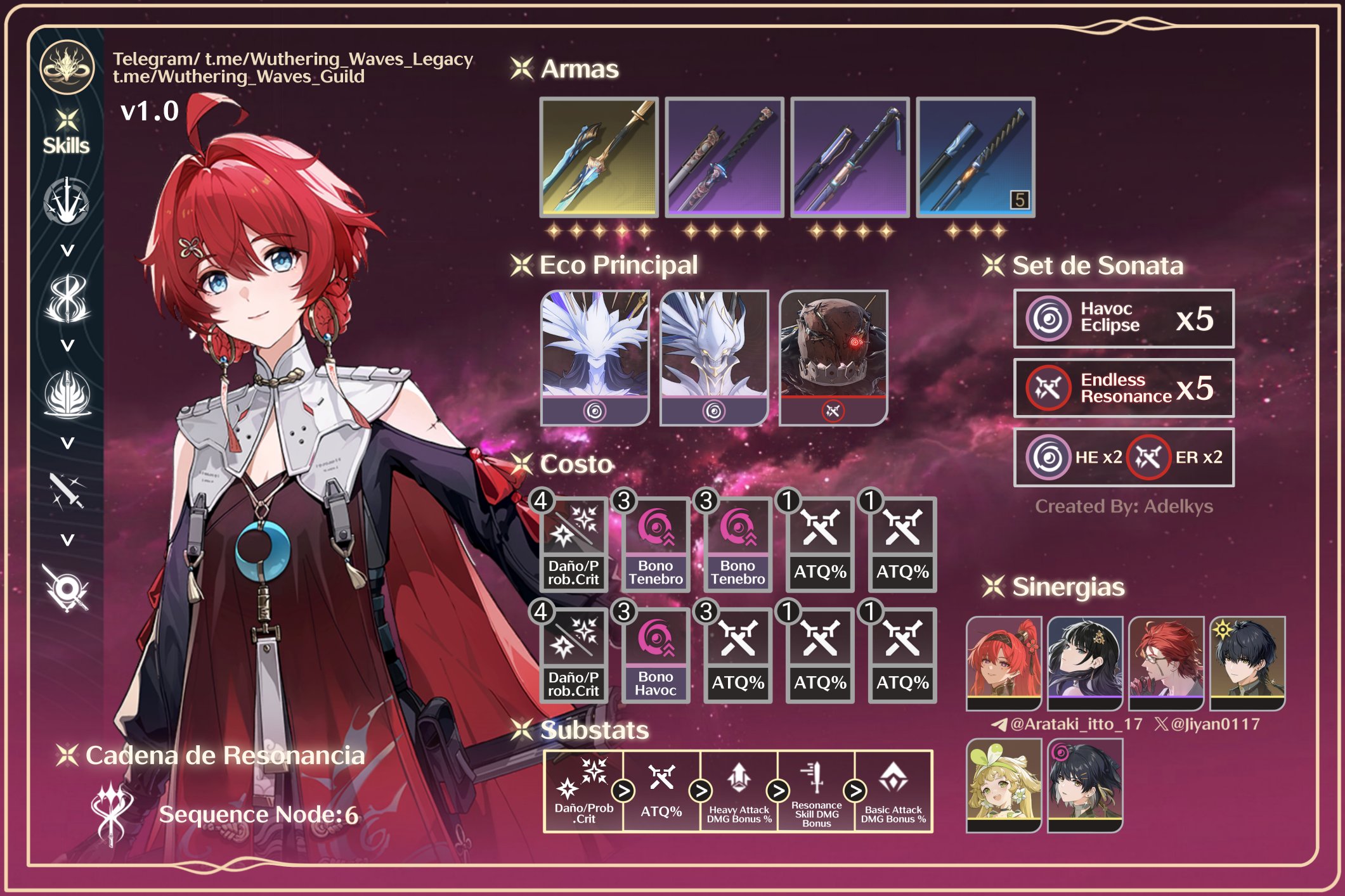 Wuthering Waves Legacy on X: “✦ Wuthering Waves Síguenos en 