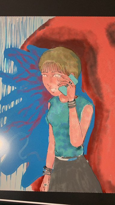 「1girl talking on phone」 illustration images(Latest)