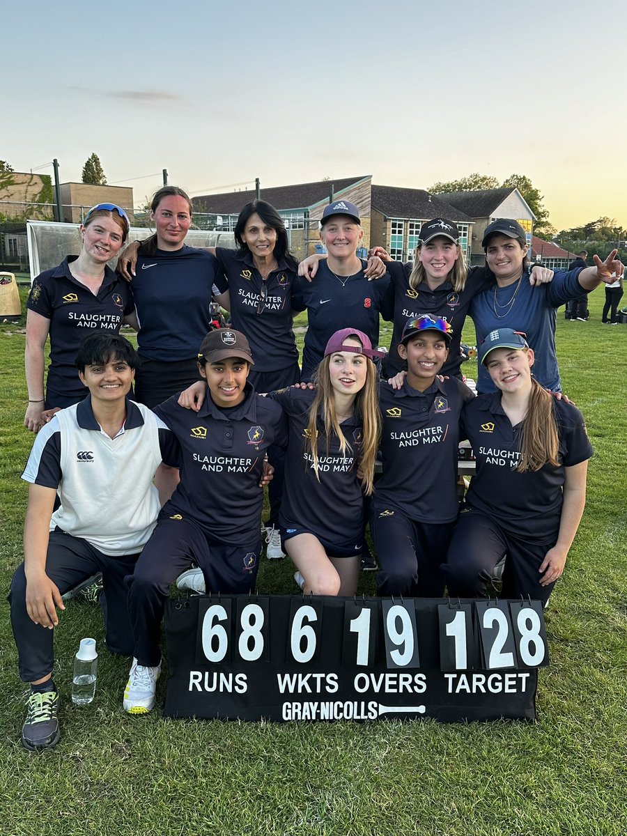 A double header for the women's first team today! Thank you to Streatham and Marlborough CC and Harrow St Mary's CC for two great games. Well done to all our Richmond players, and to Hannah for a fantastic debut. Looking forward to next week's double header! <a href="/slaughterandmay/">Slaughter and May</a>