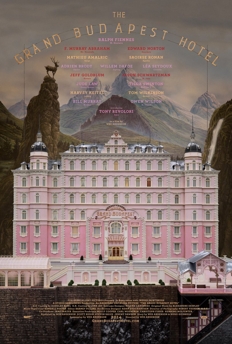 StarBo524057's tweet photo. The Grand Budapest Hotel (2014).
#IWatched https://t.co/SEKpte9Fwp