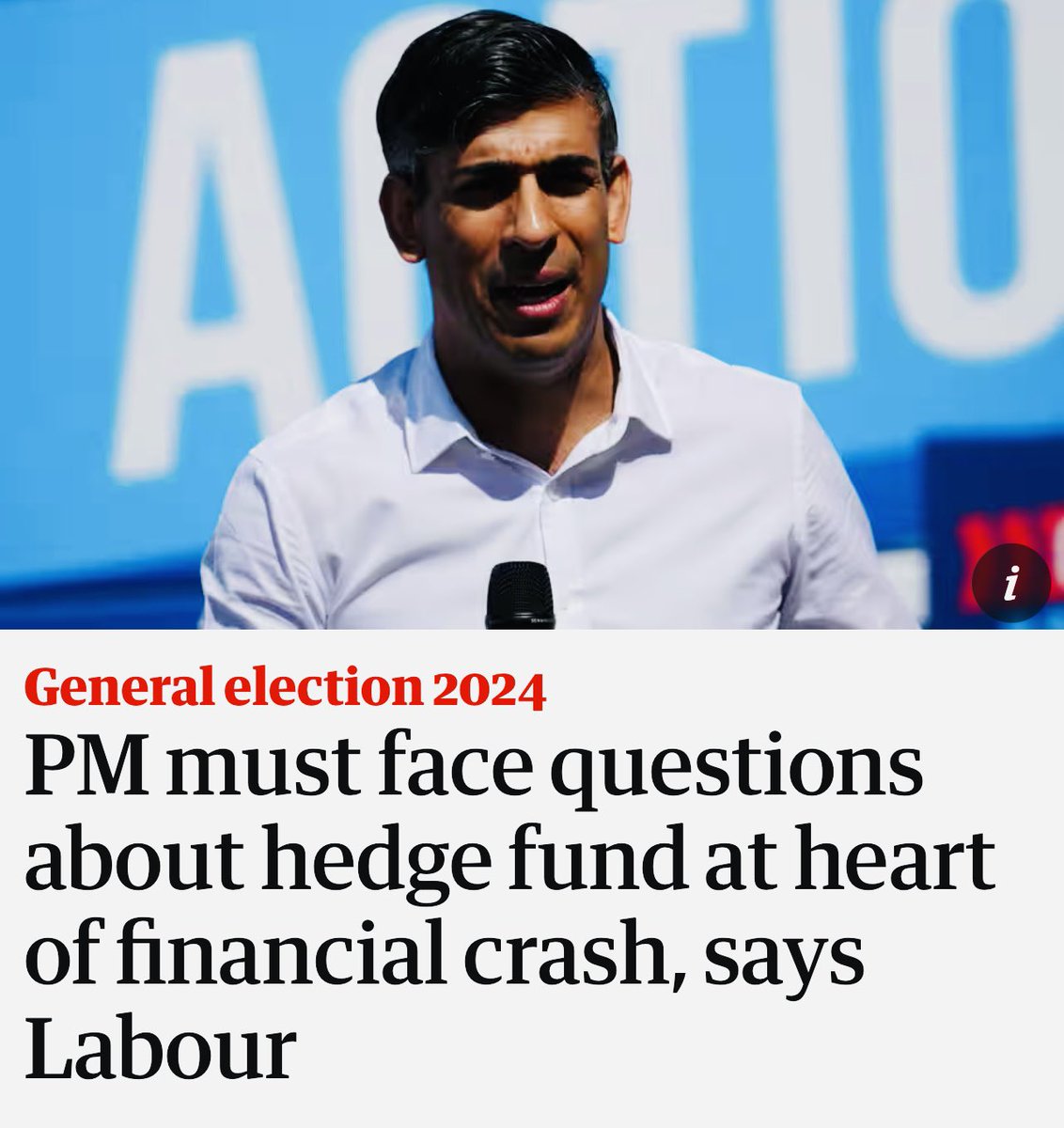 Carol Vorderman (@carolvorders) on Twitter photo BREAKING <a href="/guardian/">The Guardian</a>
Rishi Sunak was paid c£5 million in his 20s as partner in a hedge fund at the heart of 2008 RBS crash which taxpayers bailed out for £45.5 BILLION
š¹Sunak was partner in TCI hedge fund which aggressively pushed for the sale of ABN Amro Bank
š¹RBS-led BREAKING <a href="/guardian/">The Guardian</a>
Rishi Sunak was paid c£5 million in his 20s as partner in a hedge fund at the heart of 2008 RBS crash which taxpayers bailed out for £45.5 BILLION
š¹Sunak was partner in TCI hedge fund which aggressively pushed for the sale of ABN Amro Bank
š¹RBS-led