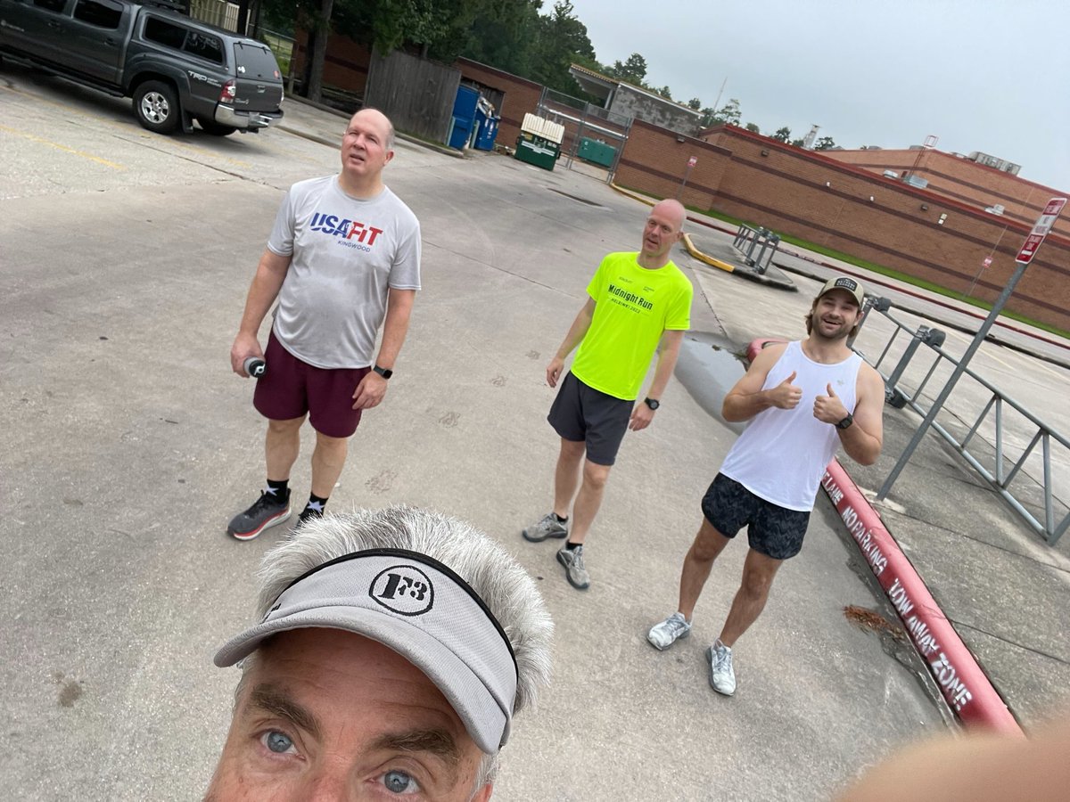 mtpockets56's tweet image. Spicoli  Kingwood River Runners
Backblast! Happy Anniversary!!
DATE: 2024-06-02
AO: #ao_the_river
Q: Spicoli
PAX: Reveille, Algar, Cruiser, Wolverine
COUNT: 5
5 River PAX arrived at RMS for a 6 year anniversary mosey. Nice run through The KP and back into The RS.